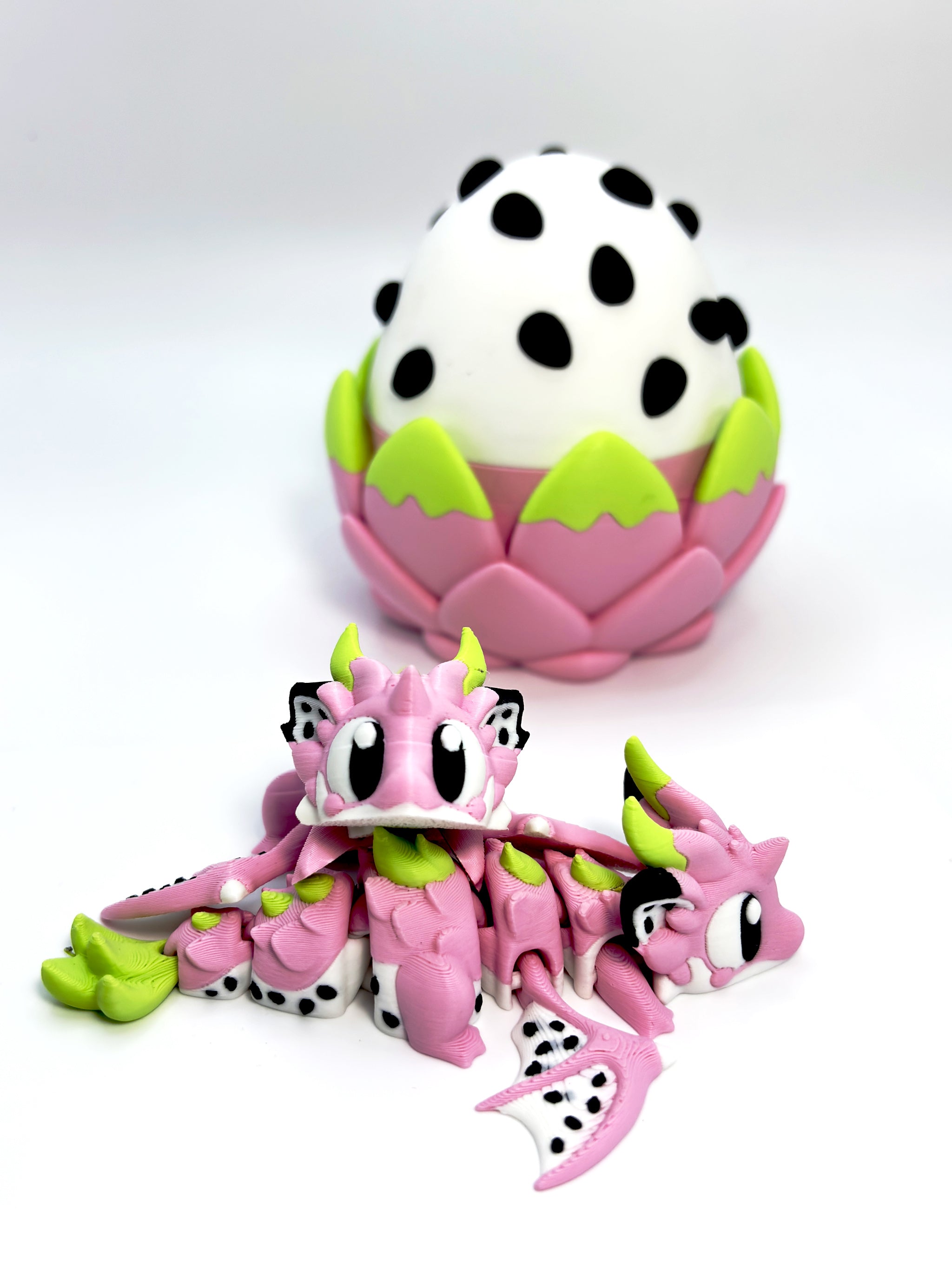 Dragon Fruit Egg with Baby Dragon