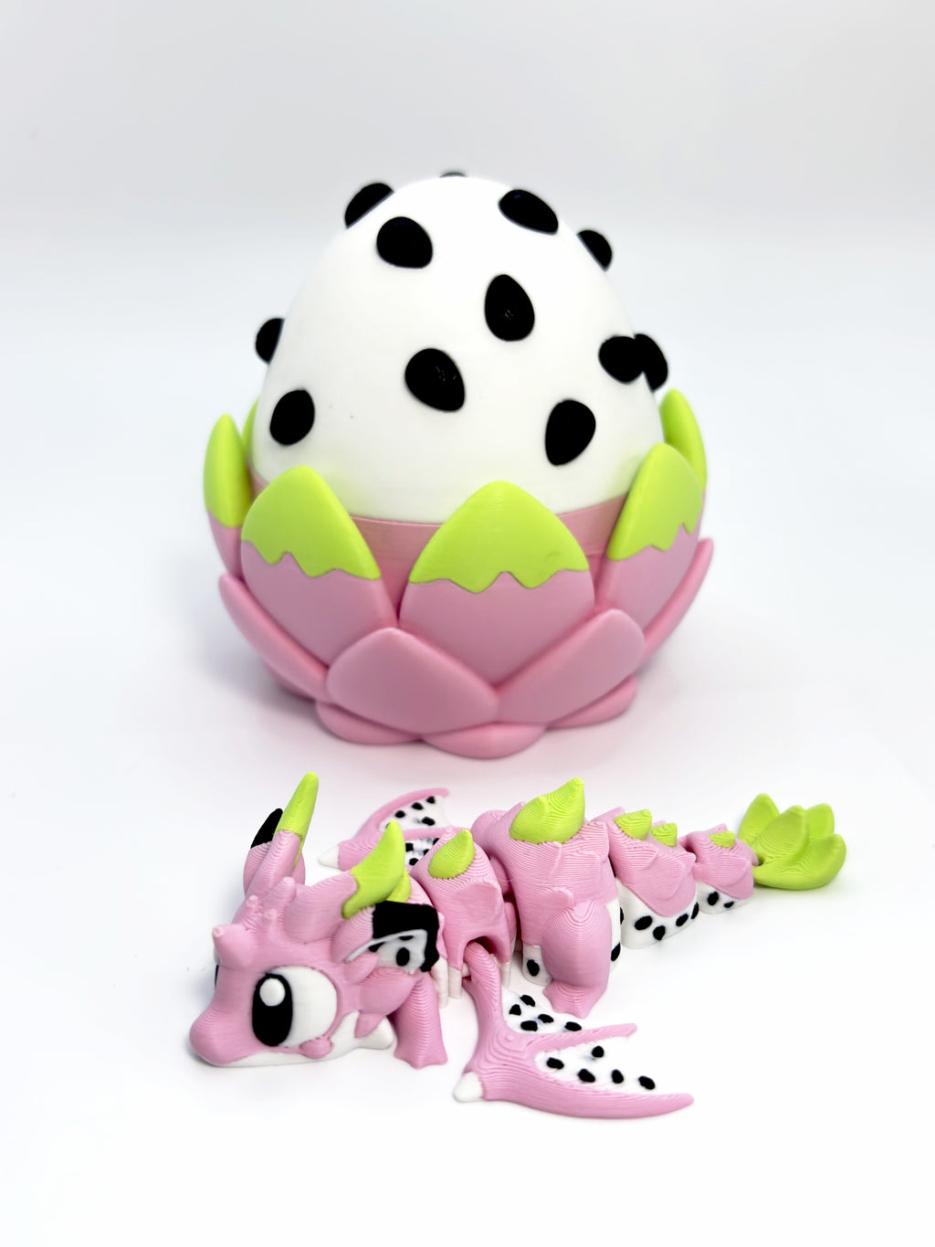 Dragon Fruit Egg with Baby Dragon