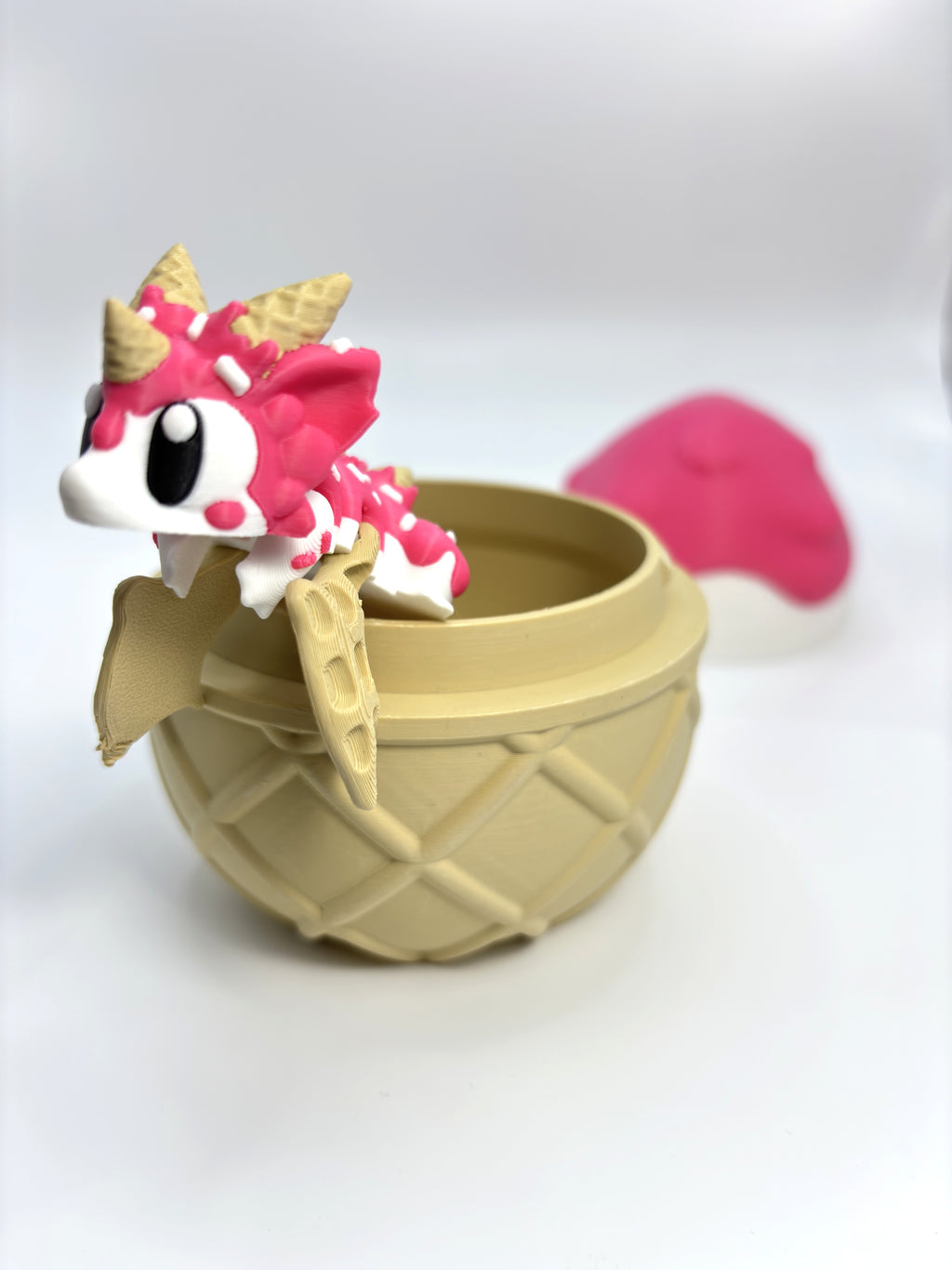 Ice Cream Dragon Egg with Baby Dragon