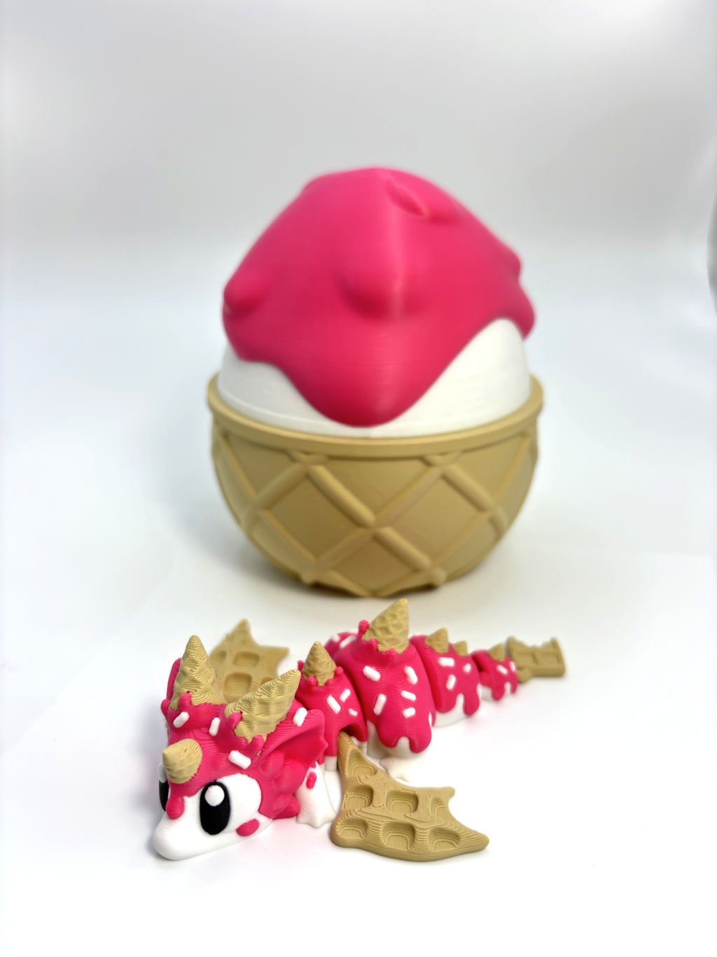 Ice Cream Dragon Egg with Baby Dragon