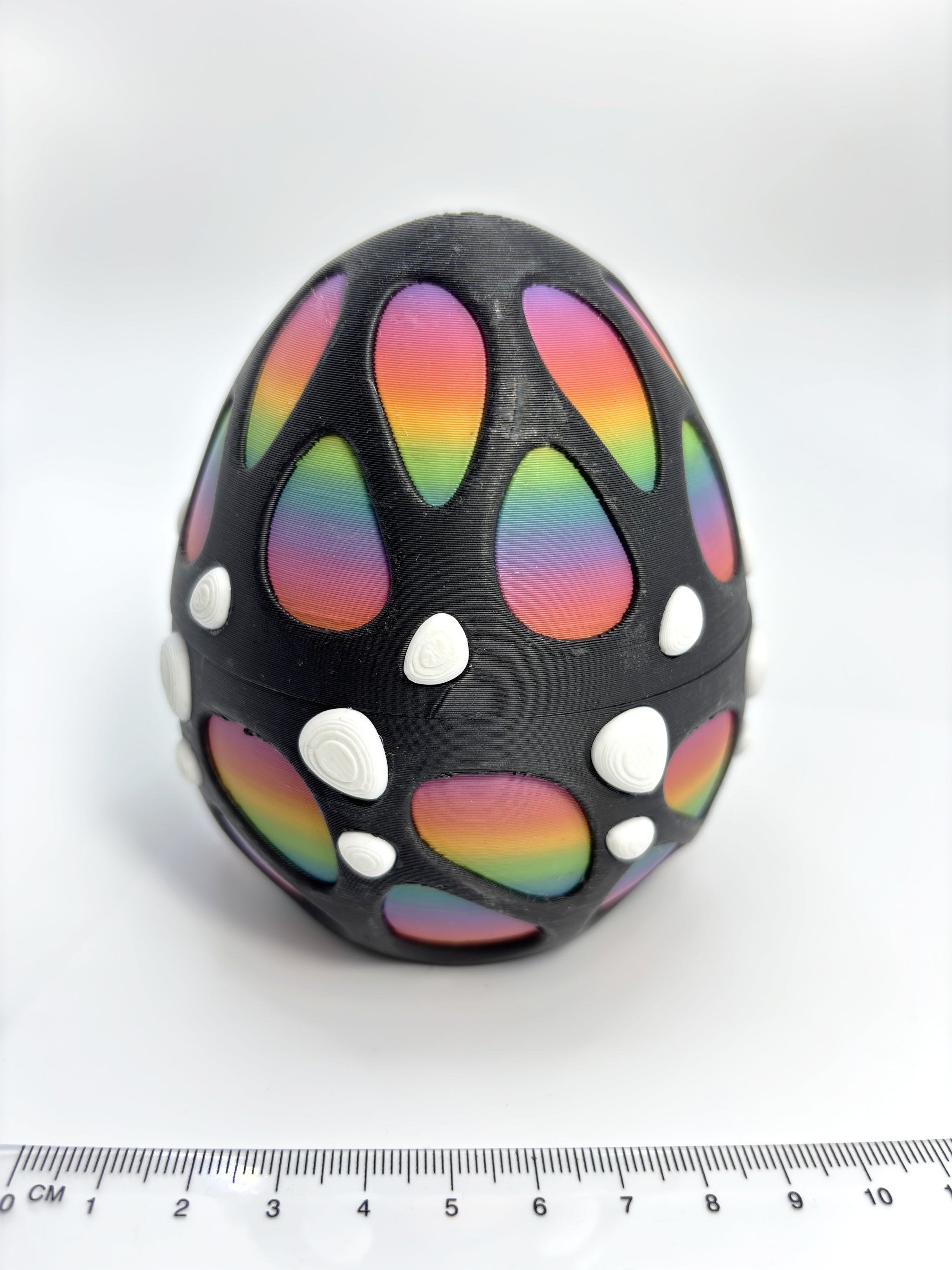 Rainbow Dragon Egg with Baby Dragon
