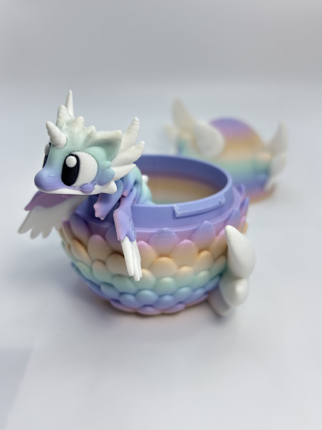 Unicorn Dragon Egg with baby dragon