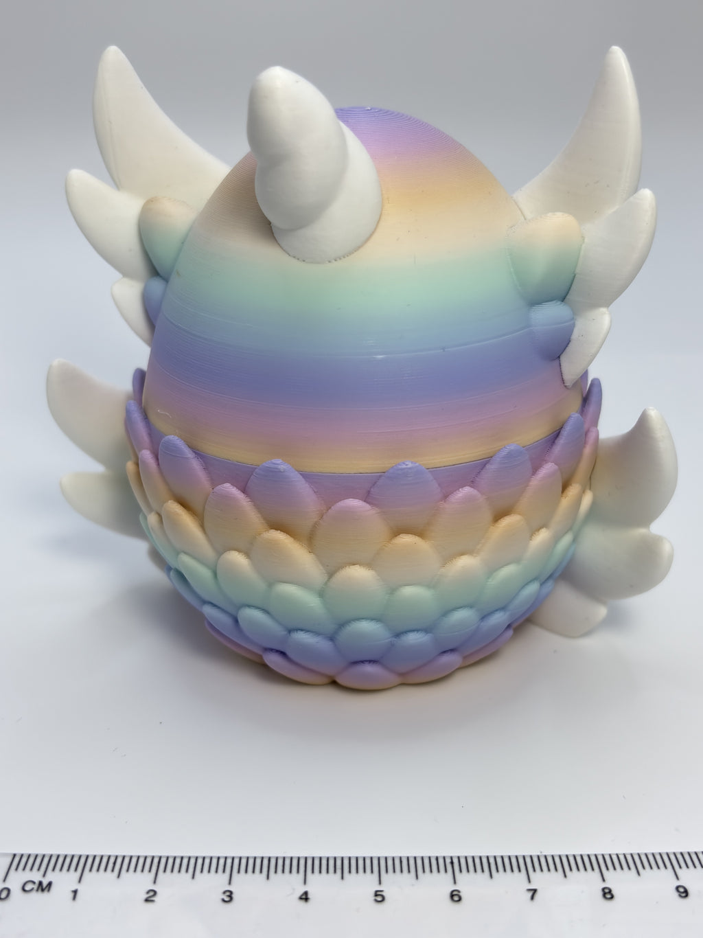 Unicorn Dragon Egg with baby dragon