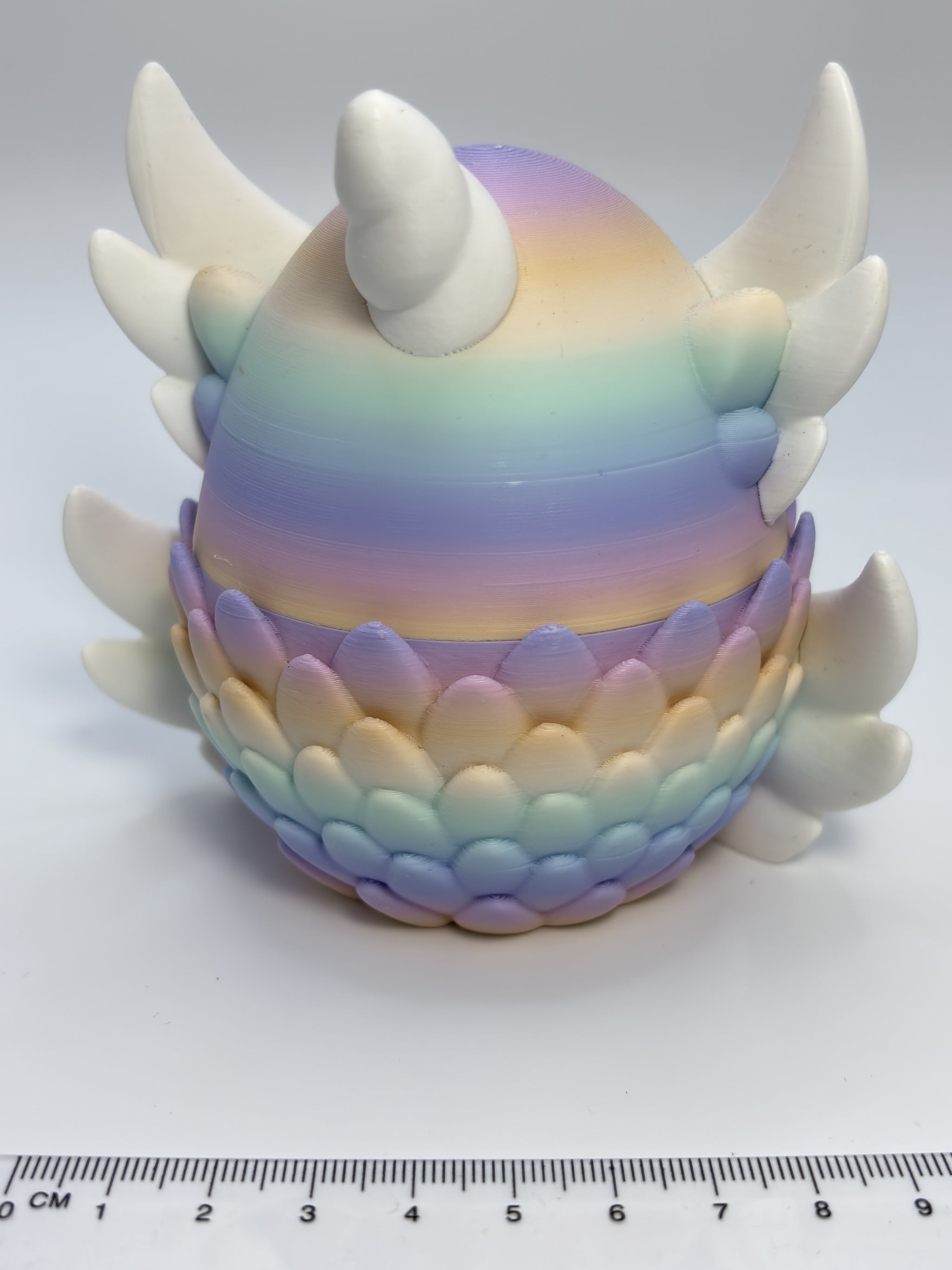 Unicorn Dragon Egg with baby dragon